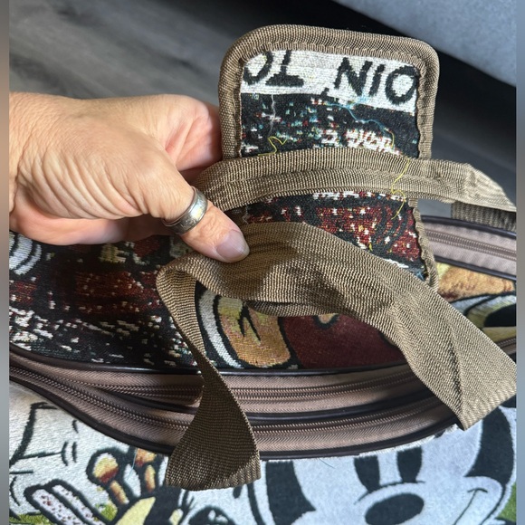 Mickey Mouse duffel weekend rolling bag for a short trip. - Picture 6 of 13